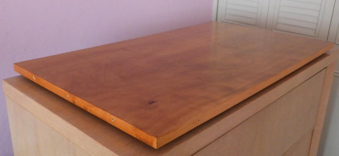 Vintage Plexiglass and Wood Base Display Case 32 Inches X 18 Inches - 5