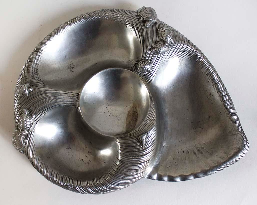 1980s Arthur Court Sea Life Collection Serving Dish - 2