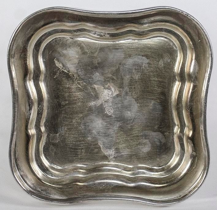 Vintage Silver Plate Candle Holder Marked Birmingham - 3