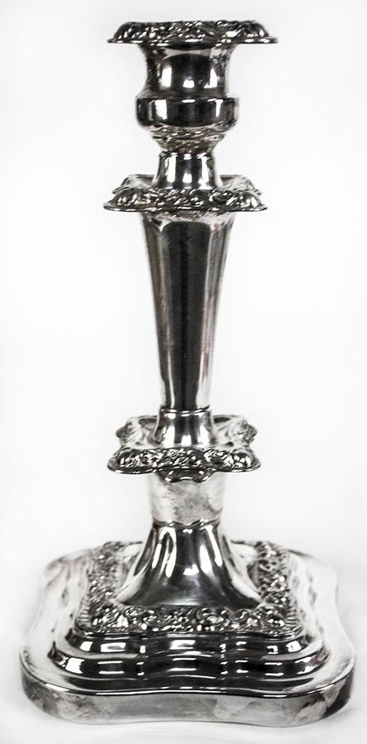 Vintage Silver Plate Candle Holder Marked Birmingham - 5