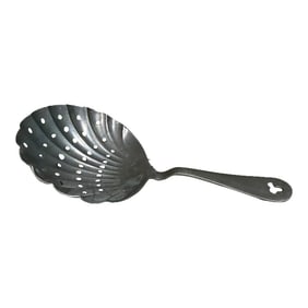 Antique Silver Strainer Slotted Spoon