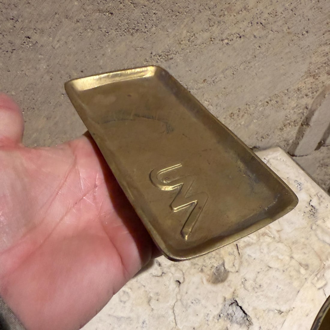 Vintage Bronze Italian Tray Um - 7