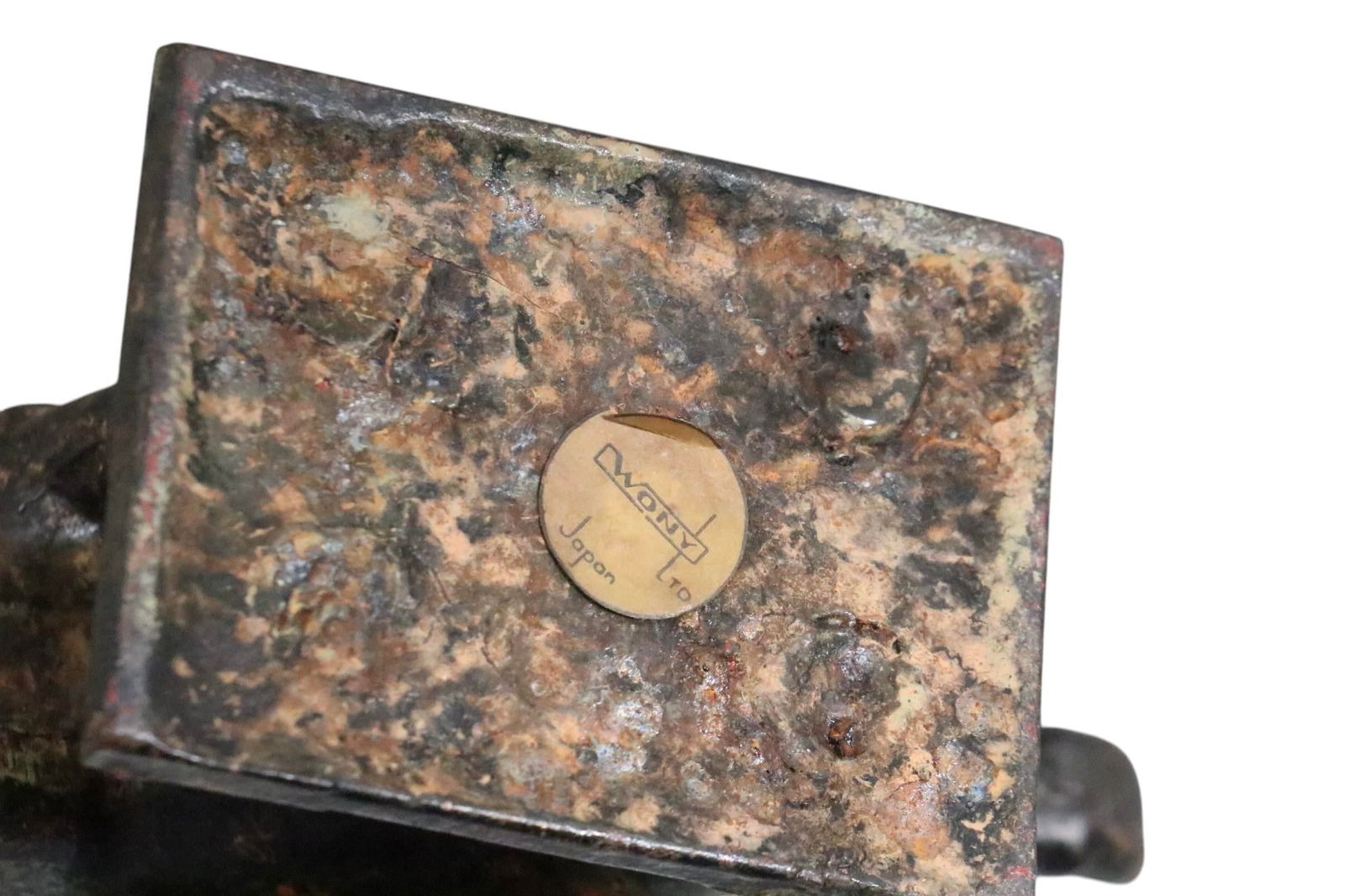 Early 20th Century Cast Iron Tang Dynasty War Horse by Wony Japan - 8