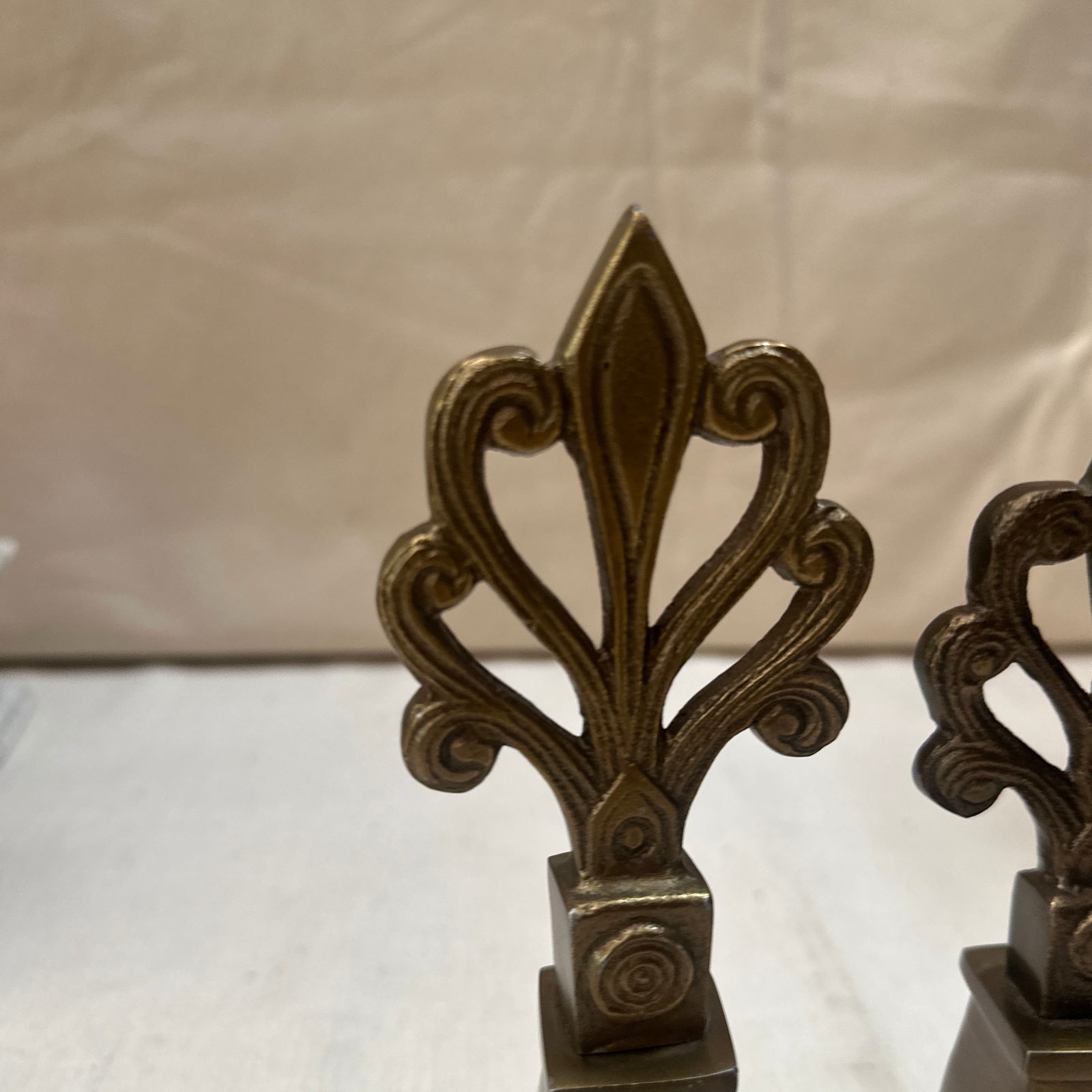 Set of Three 1970s Brass Decorative Finials - 2