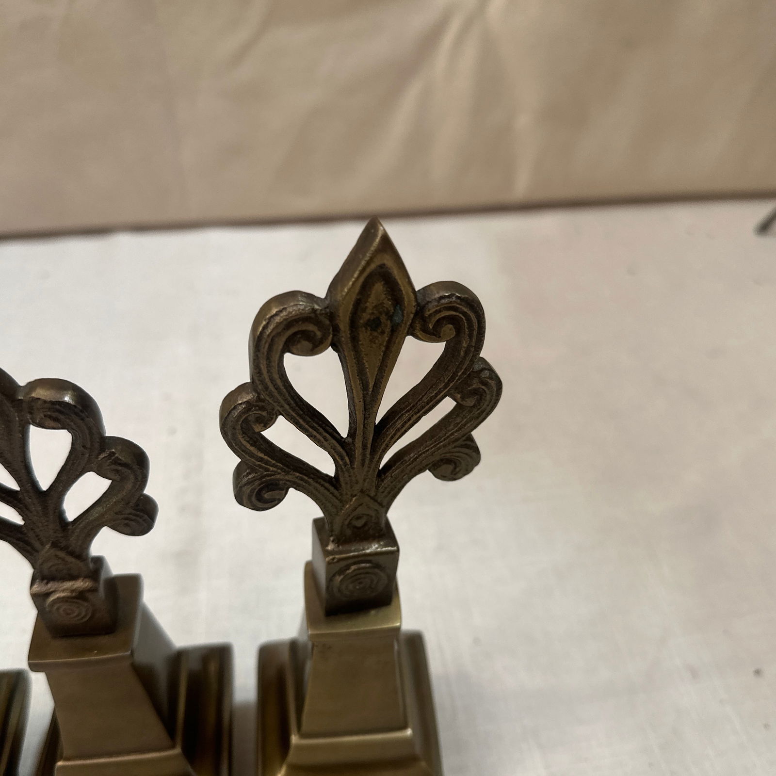 Set of Three 1970s Brass Decorative Finials - 6