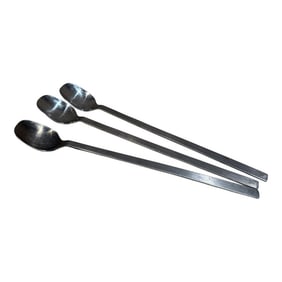 Vintage Italian Long Handled Iced Tea Spoons Set 3