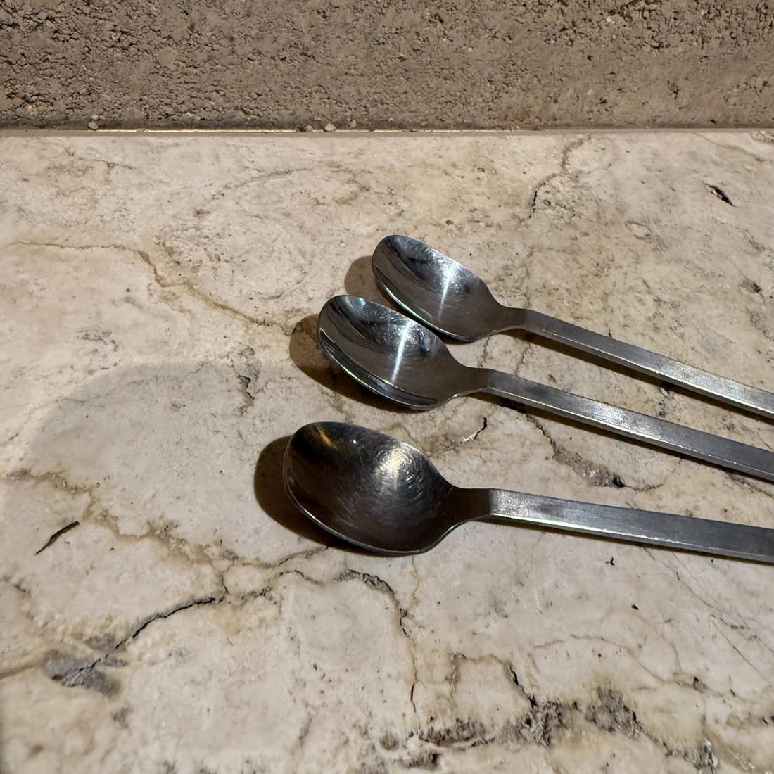 Vintage Italian Long Handled Iced Tea Spoons Set 3 - 3