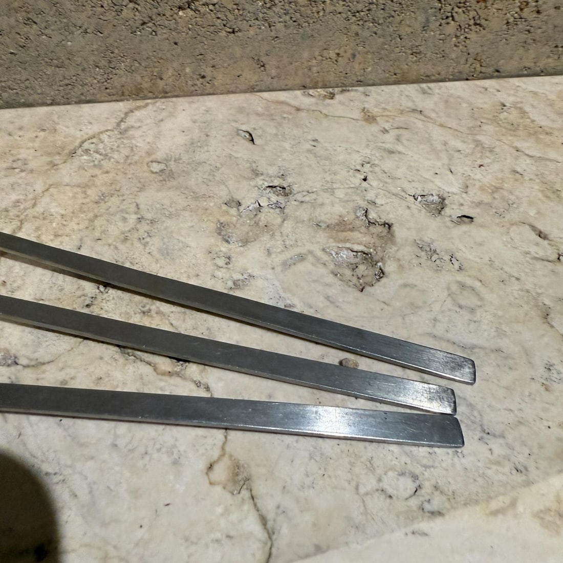 Vintage Italian Long Handled Iced Tea Spoons Set 3 - 5