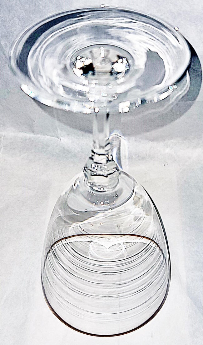 1970s Lenox Stem Wine Glasses Mansfield Gold, Assmebled Set of 10 - 8