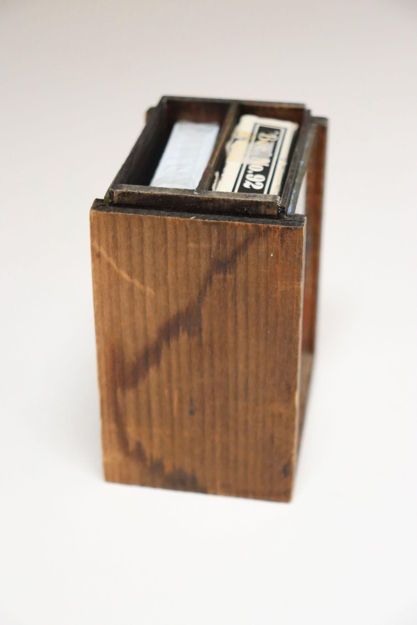 Vintage Polish Folk Art Hand-Painted Wooden Playing Card Holder by Irena Makowey - 9