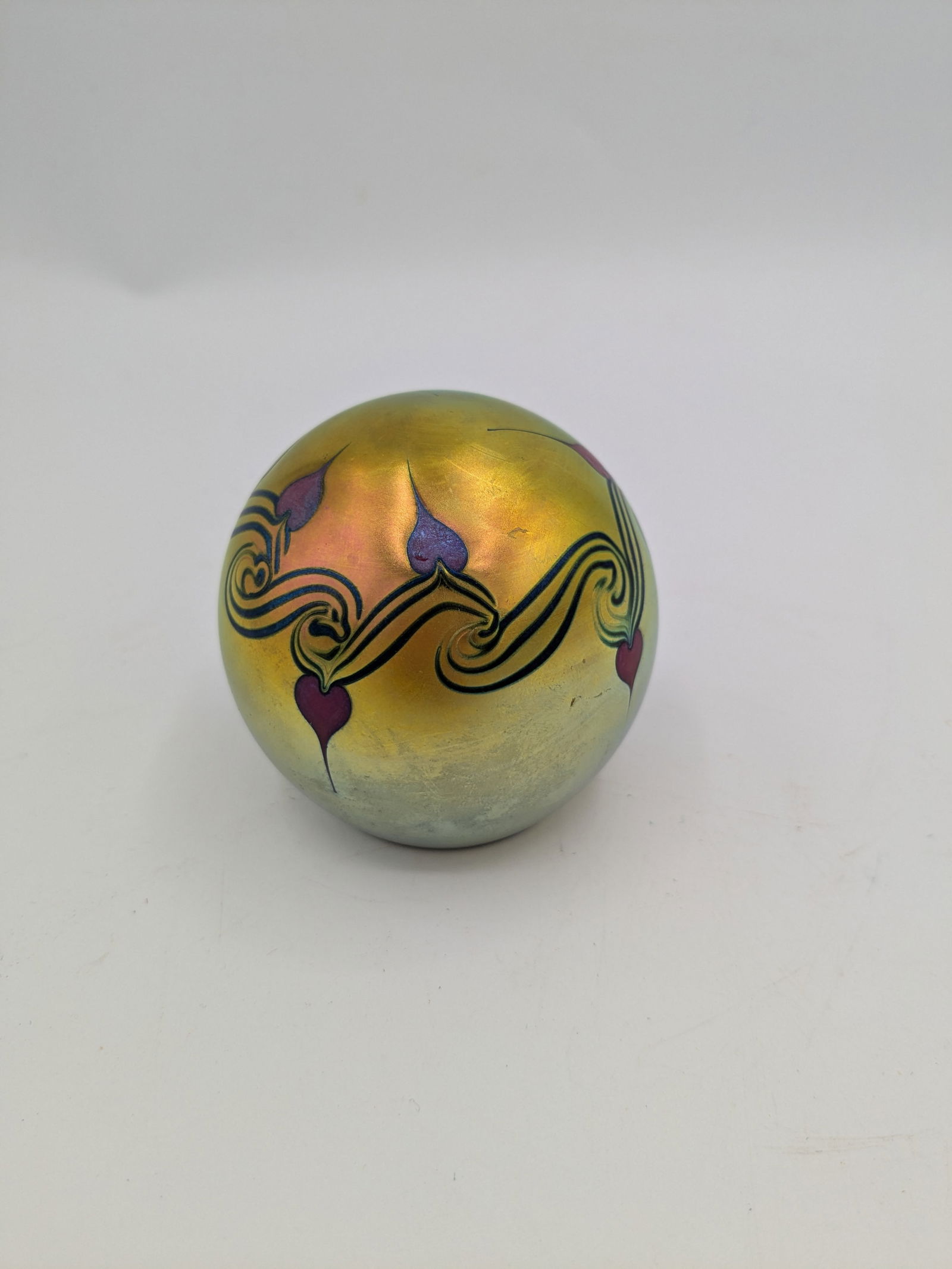 Mid 20th Century Robert Eickholt Signed Art Glass Paperweight - 5