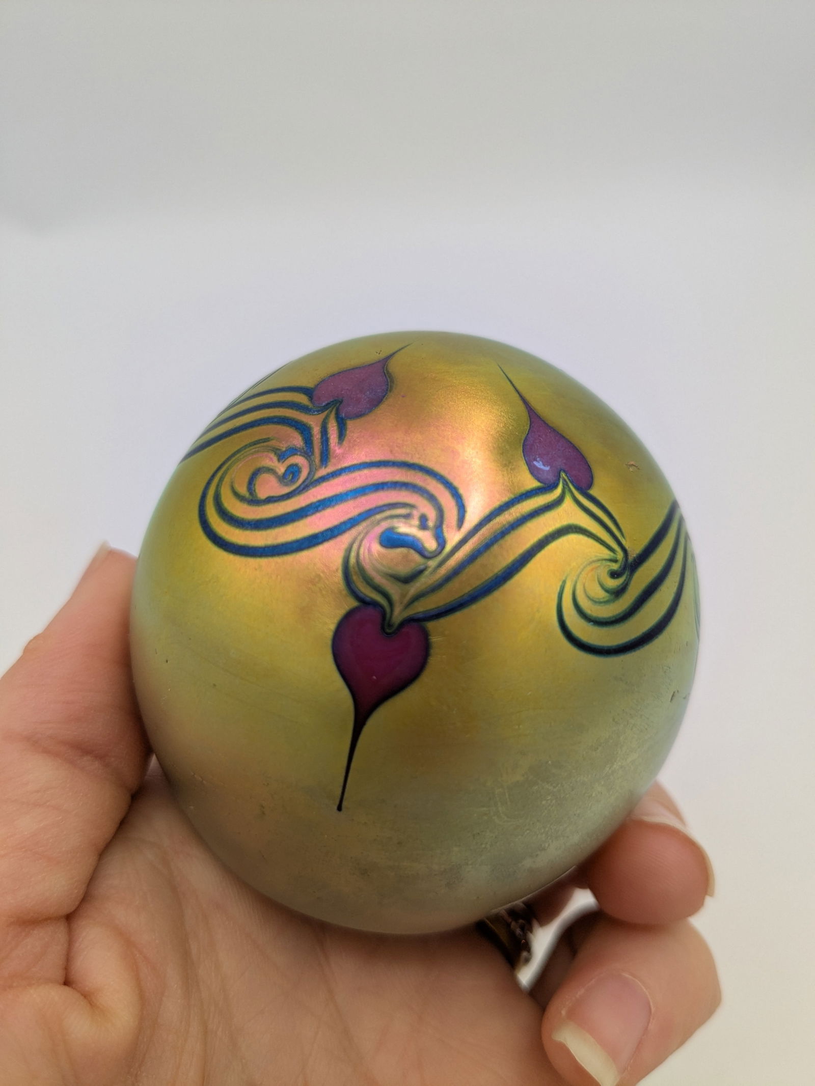 Mid 20th Century Robert Eickholt Signed Art Glass Paperweight - 7