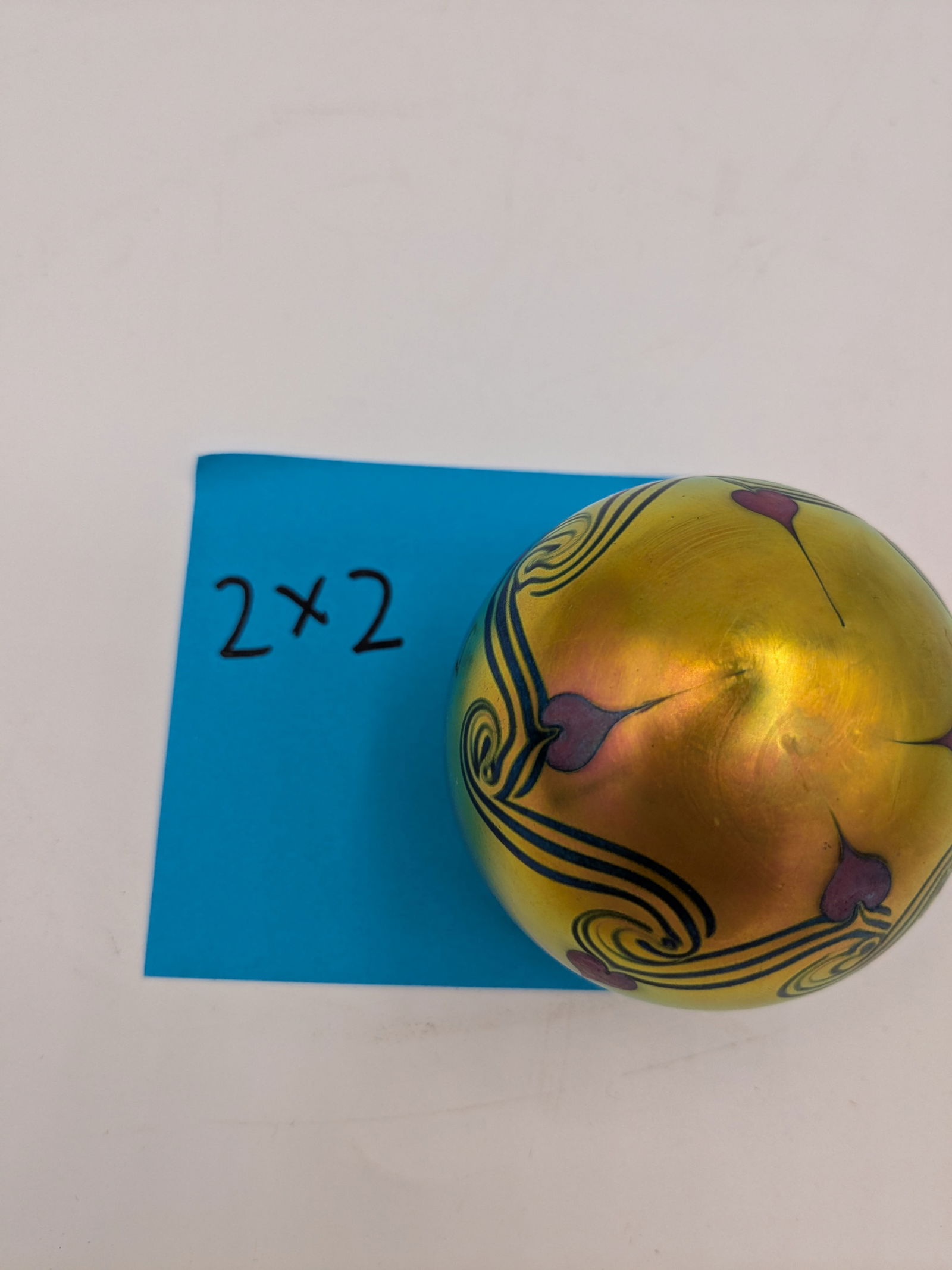 Mid 20th Century Robert Eickholt Signed Art Glass Paperweight - 9