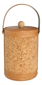 Cork and Vinyl Ice Bucket by Georges Briad, Circa 1970's