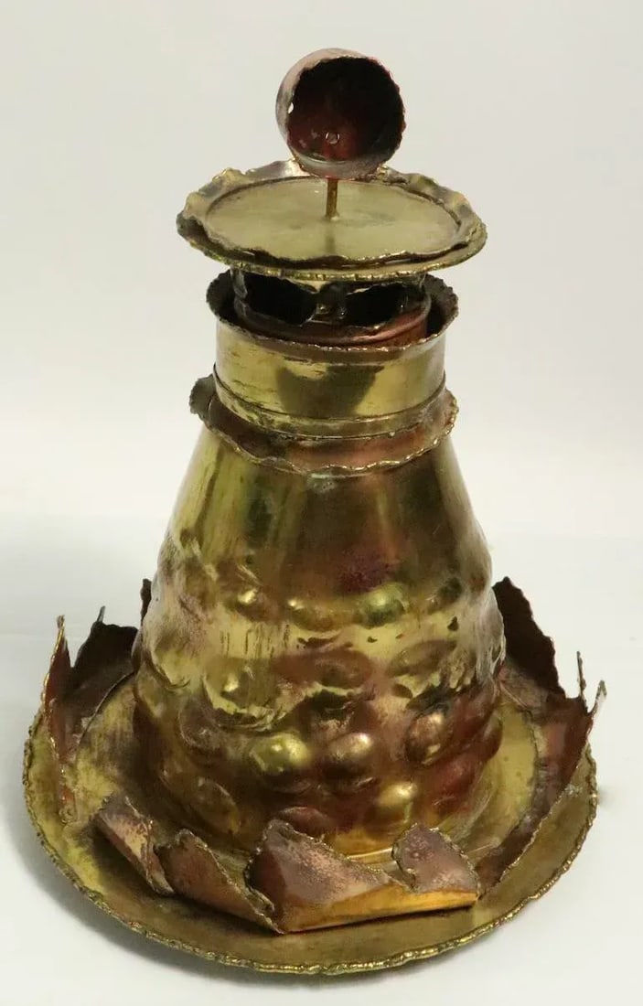 Brutalist Torch Cut Lighthouse Nightlight After Jere, Seandel - 3