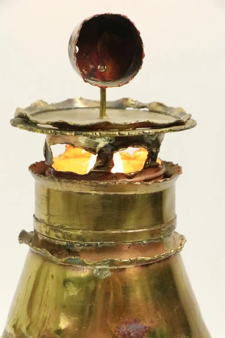 Brutalist Torch Cut Lighthouse Nightlight After Jere, Seandel - 7