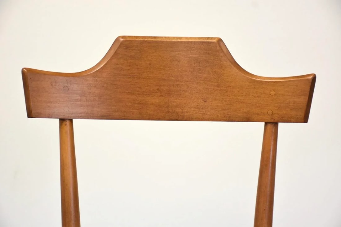 Solid Maple Mid-Century Modern Desk Chair - 6