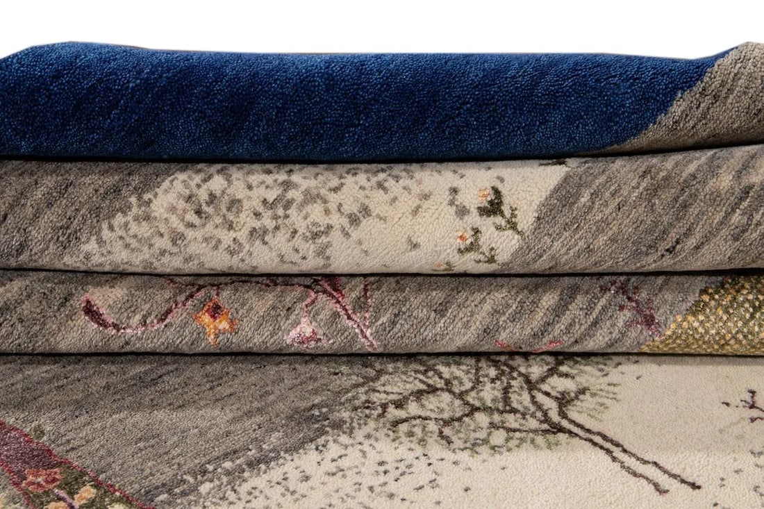 21st Century Modern Gabbeh Style Wool Rug - 4