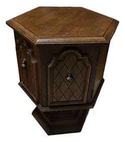 1970s Retro Shape Wooden Side Table