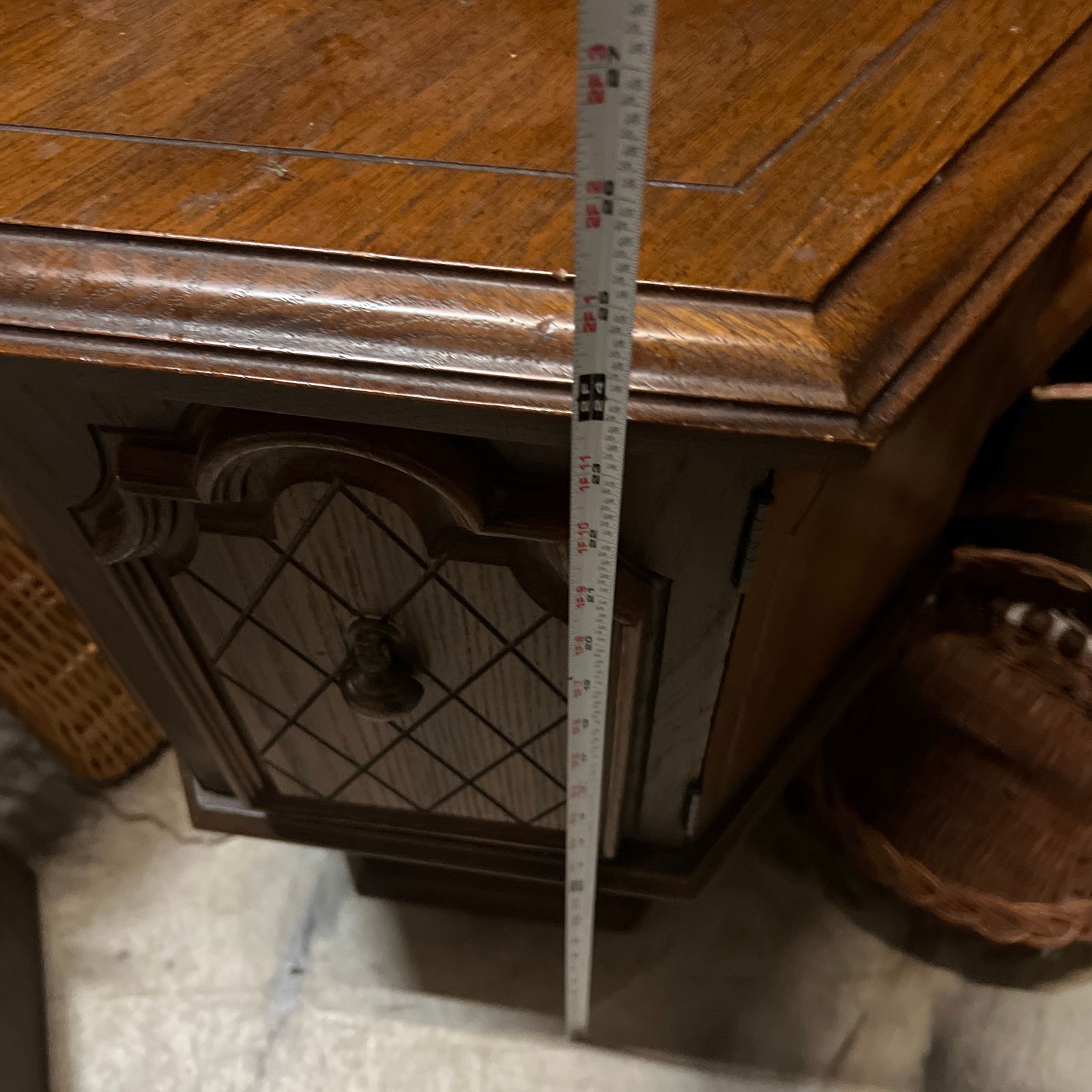 1970s Retro Shape Wooden Side Table - 4