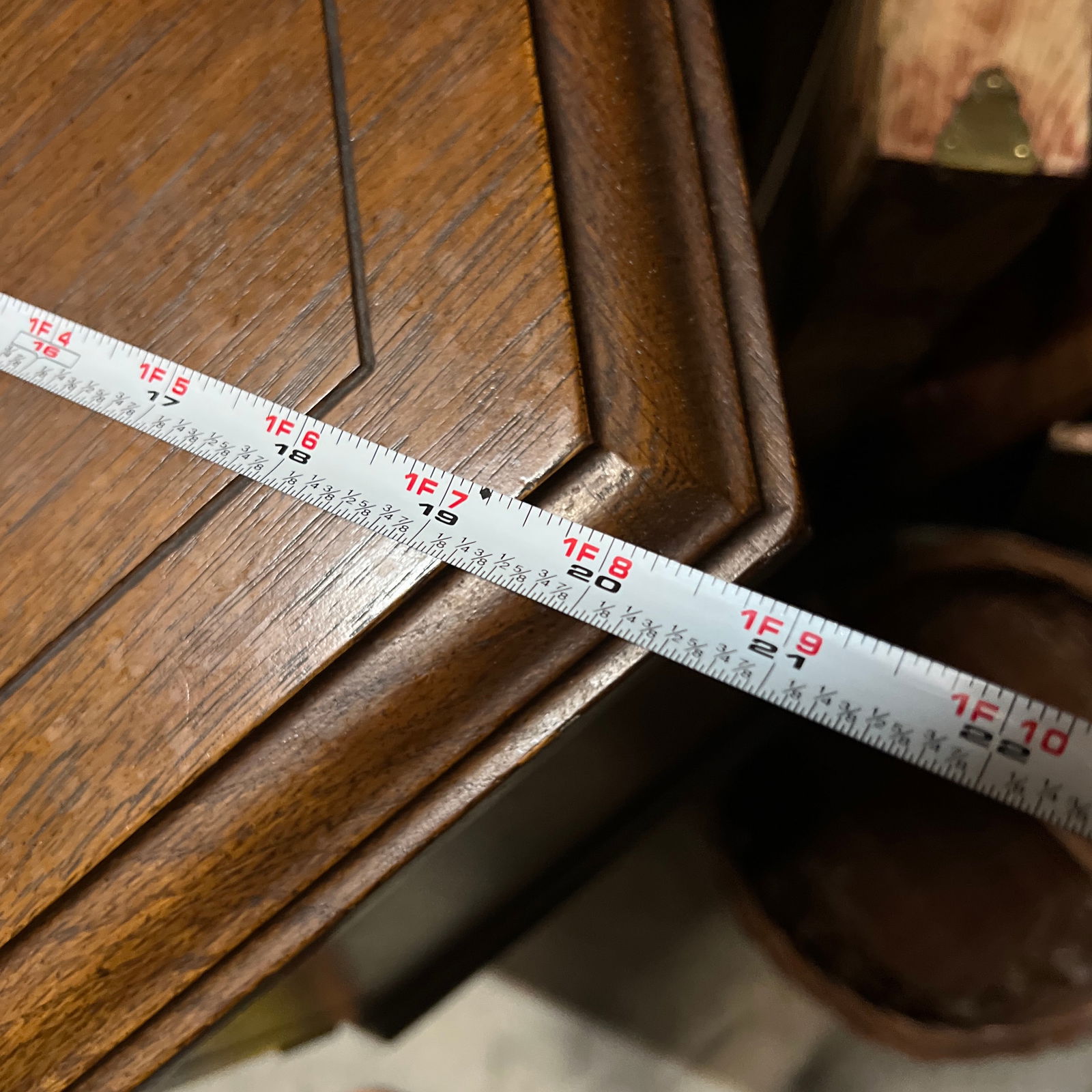 1970s Retro Shape Wooden Side Table - 6