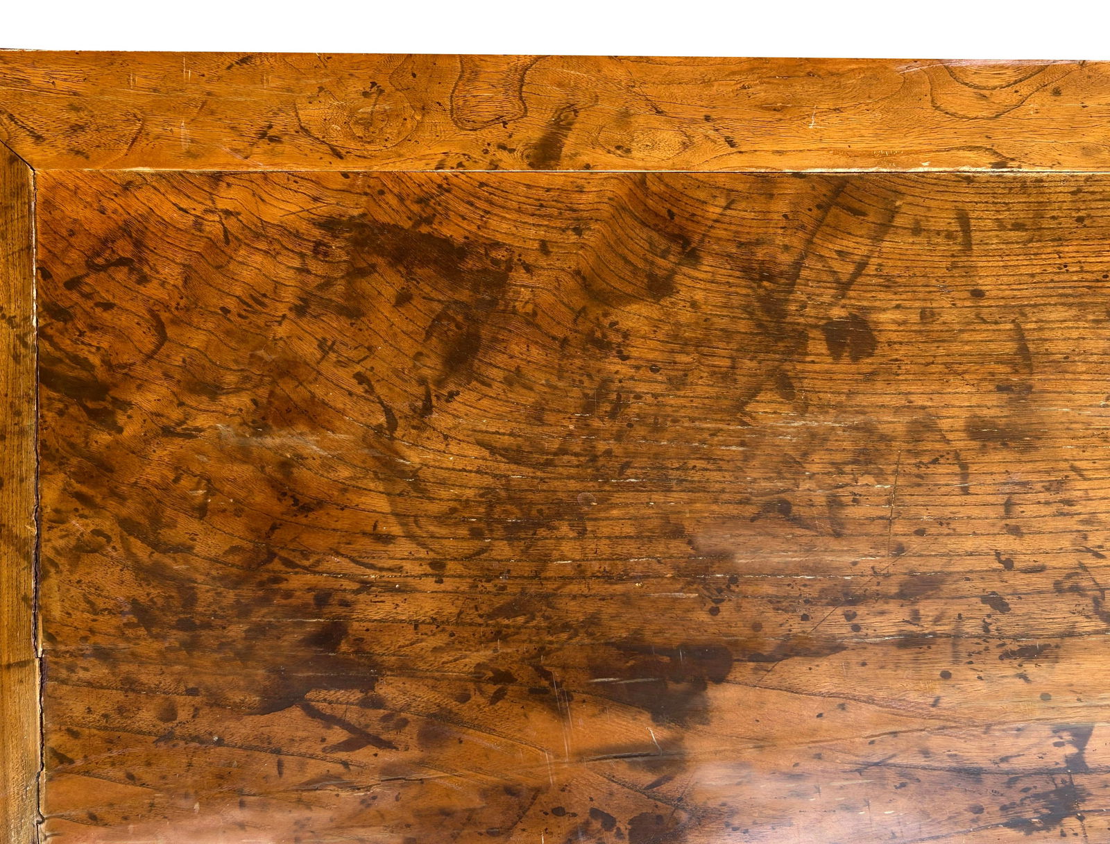 Vintage Chinese Simple Ming Style Coins Apron Rectangular Coffee Table - 12