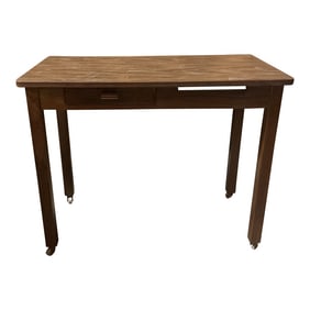 1970s Mid-Century Rolling Table