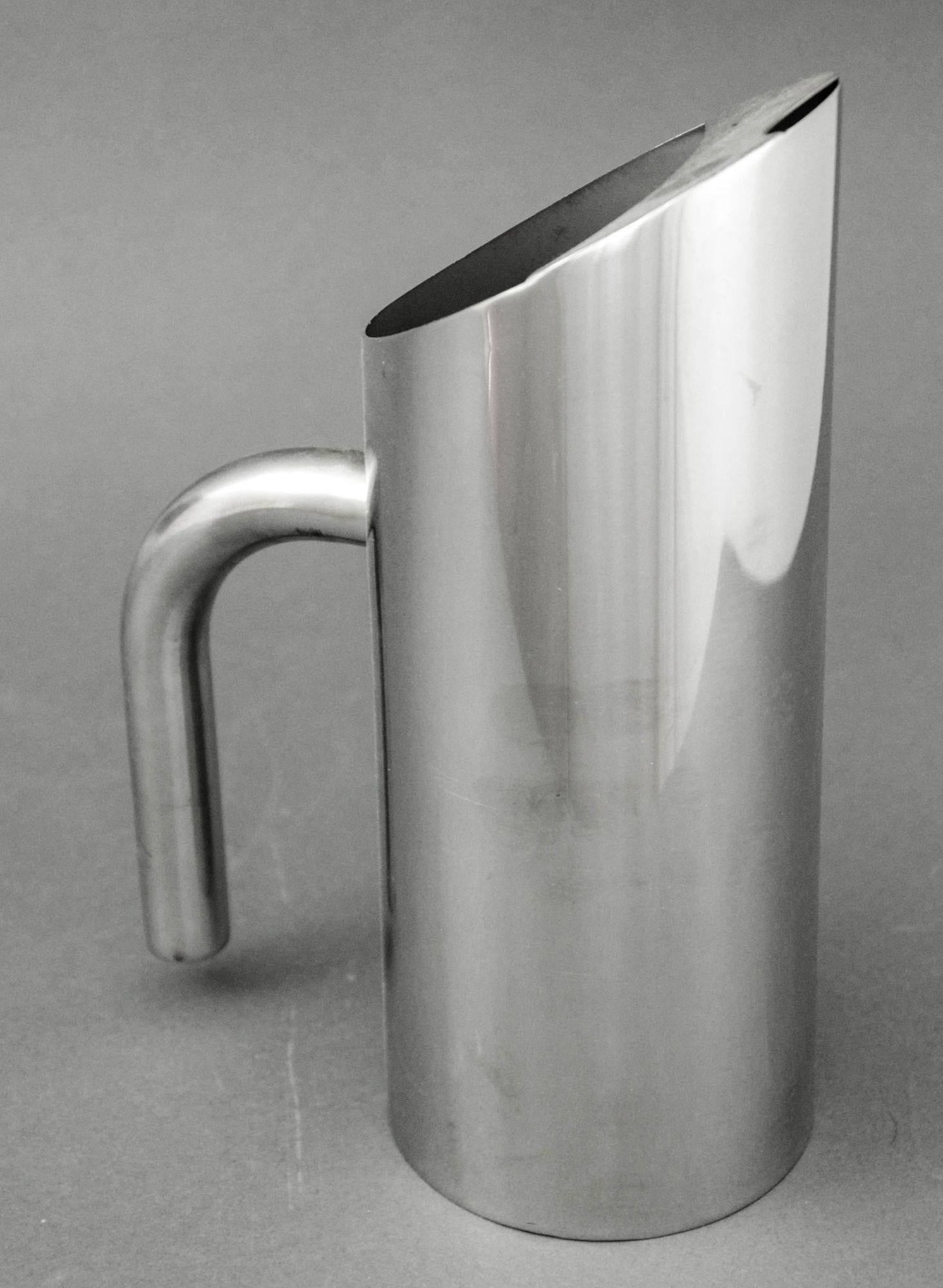 Danish Modern Stainless Steel Pitcher Ware Jug 1990 - 5