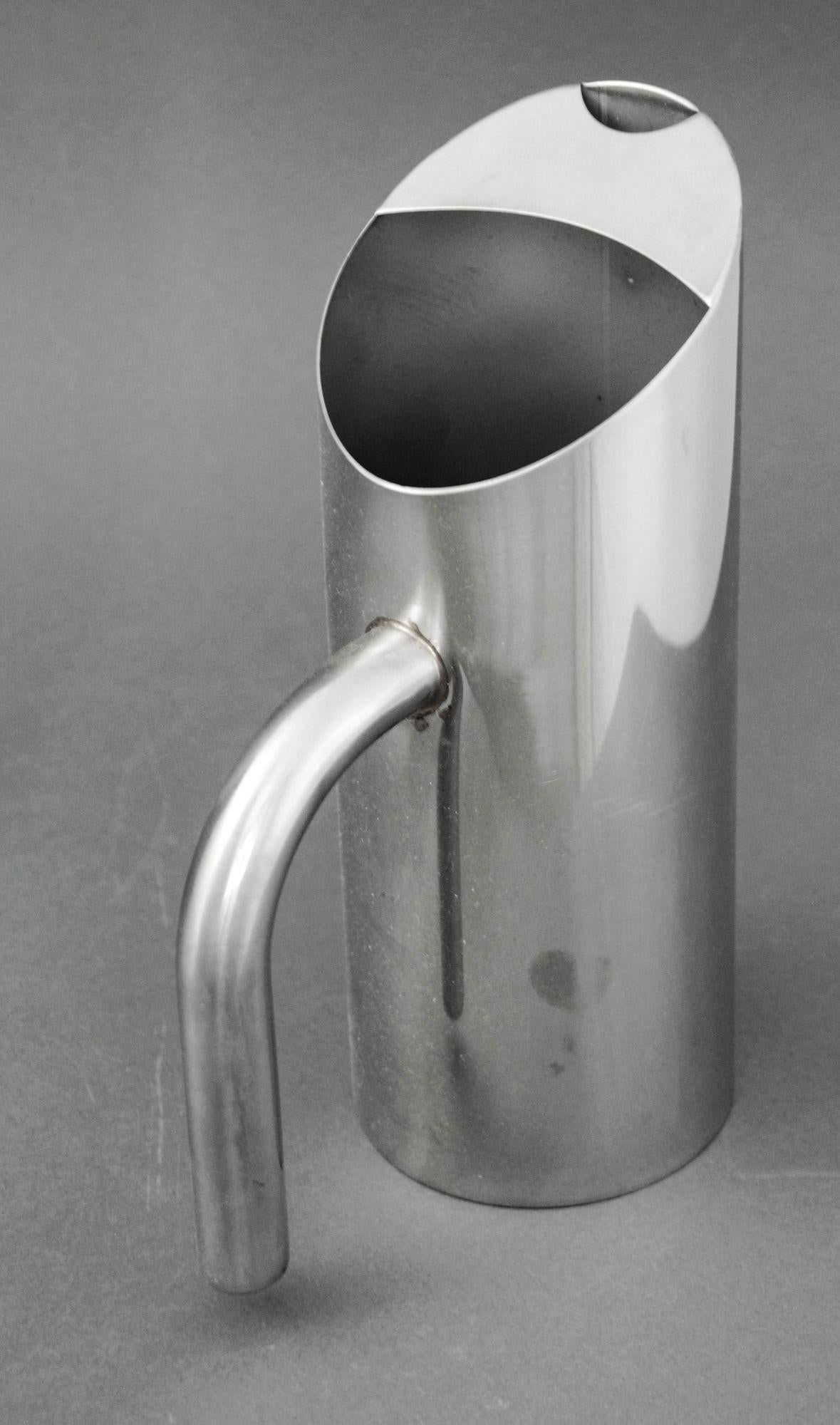 Danish Modern Stainless Steel Pitcher Ware Jug 1990 - 6