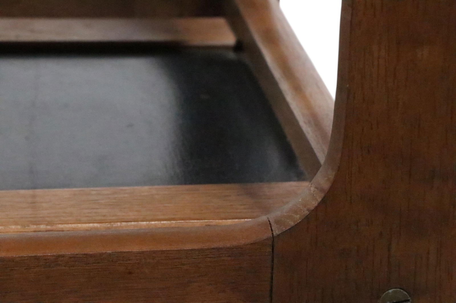 Mid Century Scandinavian Modern Two Tier Rolling Cart C. 1950/60's - 12