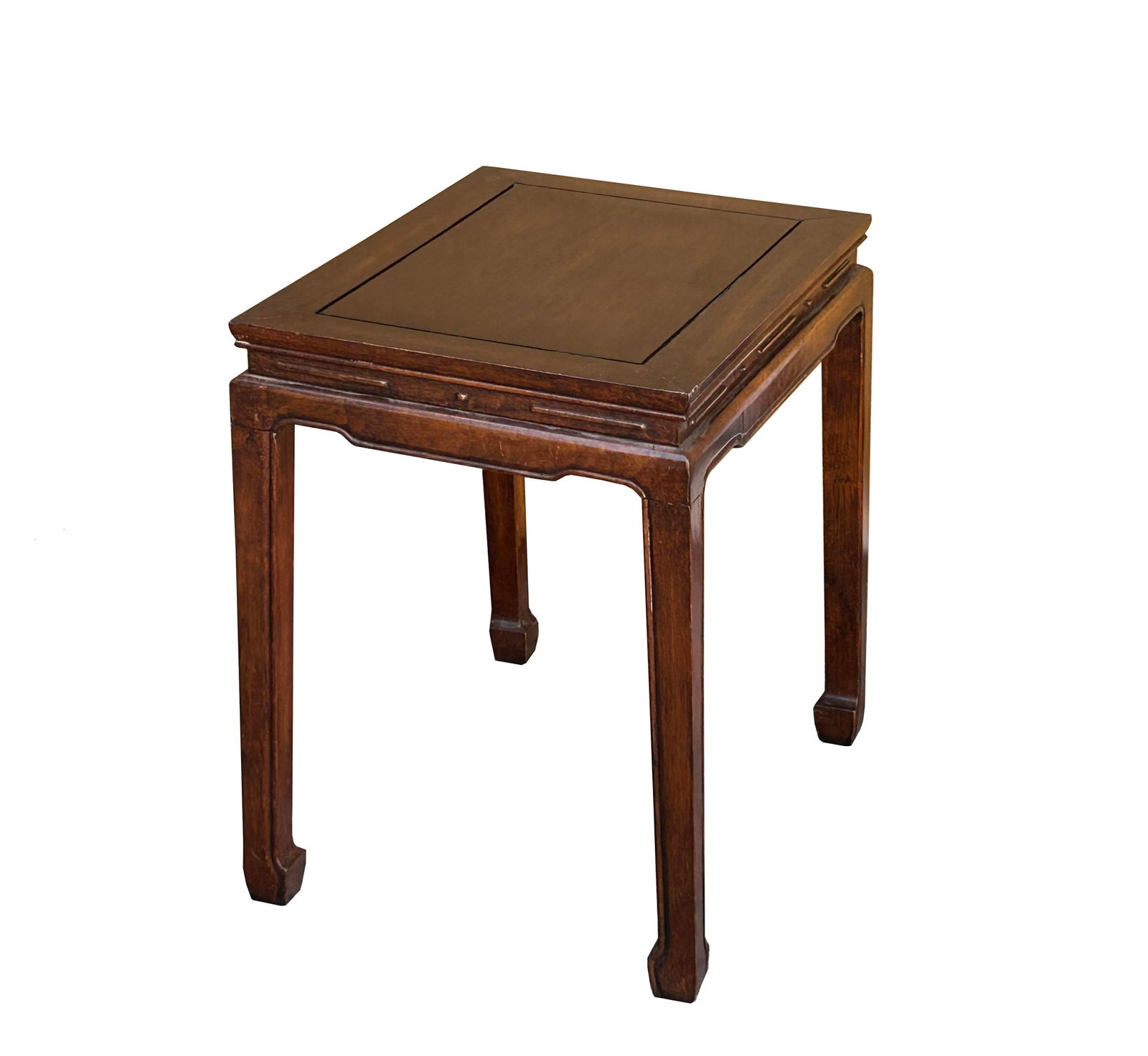 Chinese Brown Simple Ming Style Rectangular Altar Foyer Side Console Table - 3