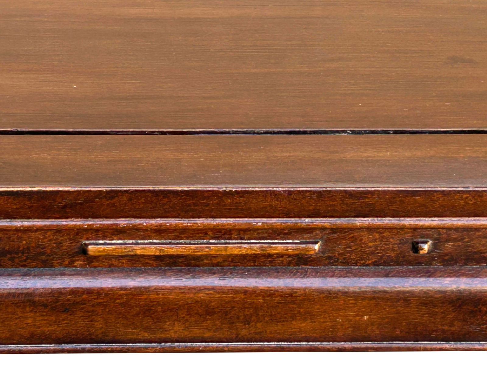 Chinese Brown Simple Ming Style Rectangular Altar Foyer Side Console Table - 6