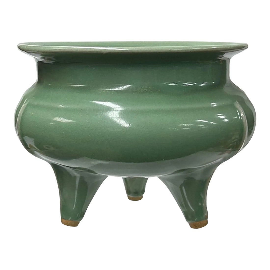 Ru Ware Celadon Green Glaze Tri-Legs Ceramic Incense Holder Display (1 of 7)
