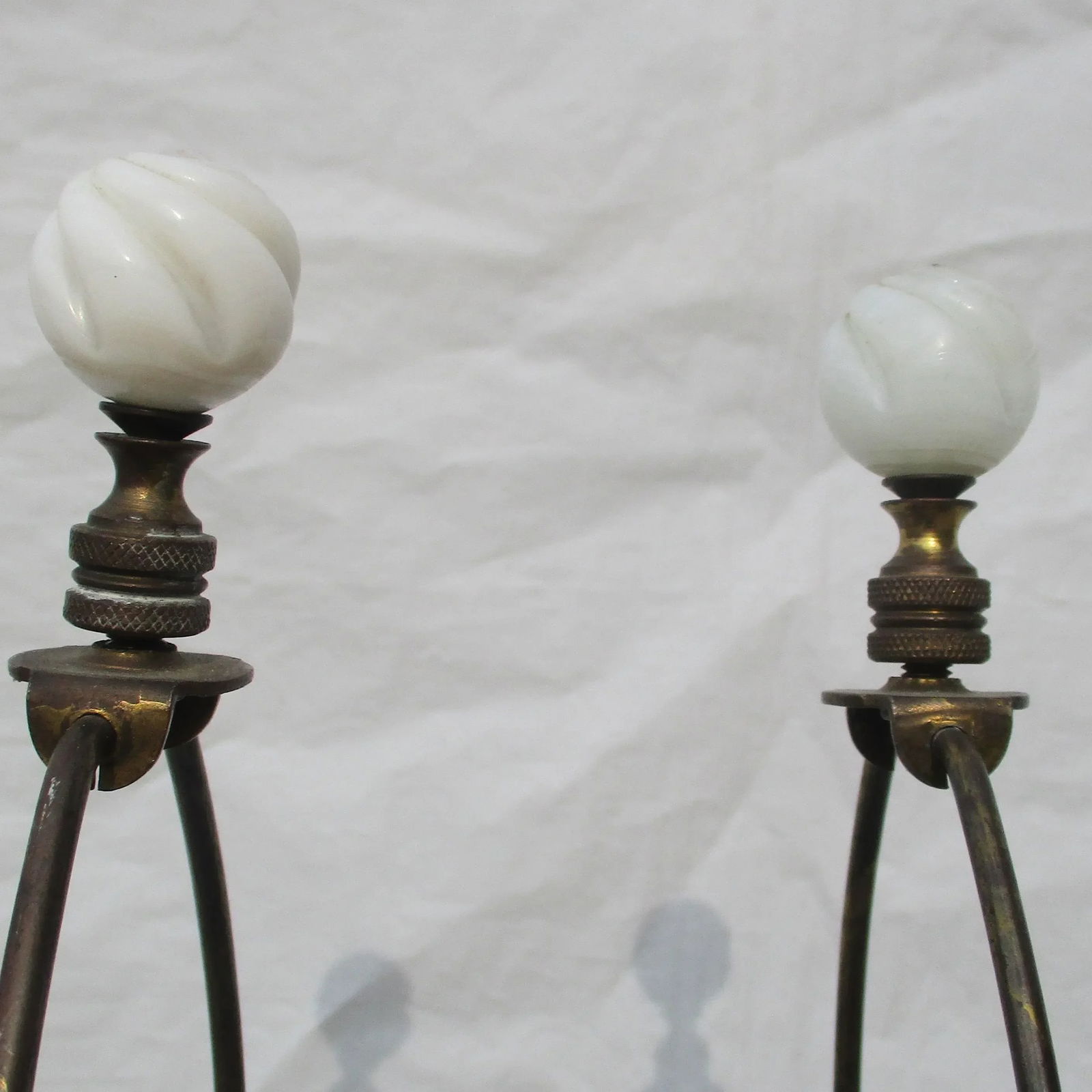 Vintage 1950s Chinese Blanc De Chine Lamps - a Pair - 6