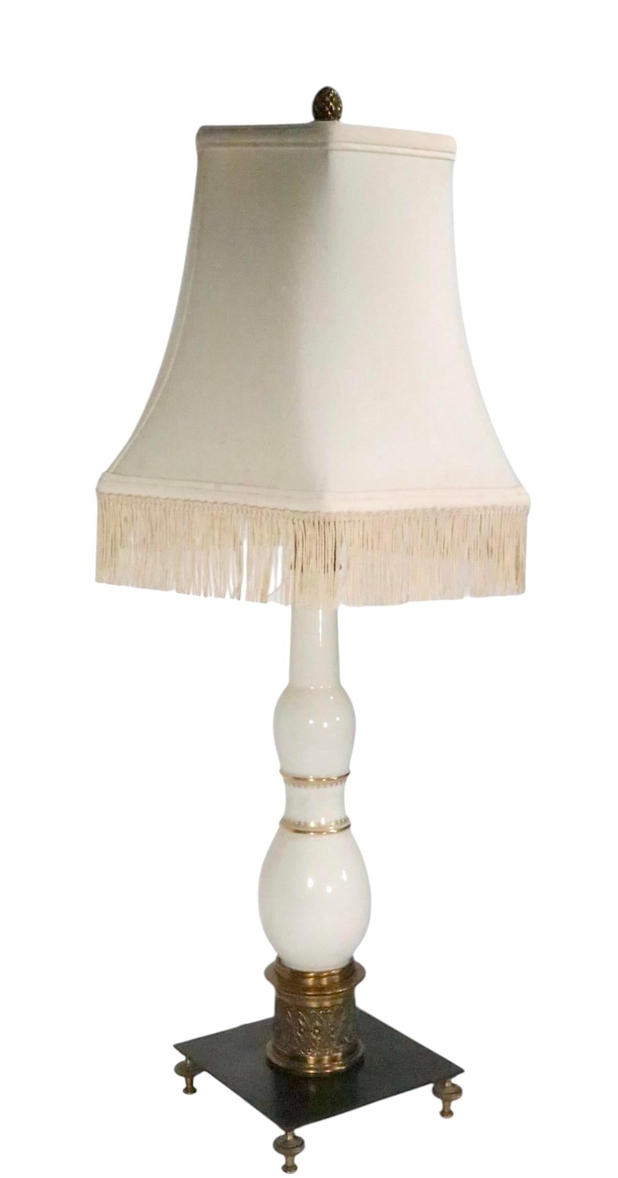 Pair of Stiffel Lenox China Table Lamps C 1970/80's - 2