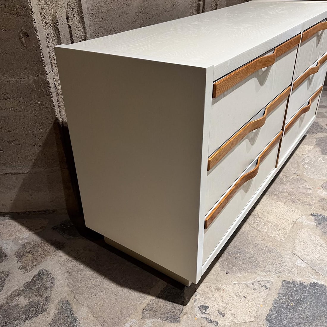 Mid Century Lane Altavista Sculptural Bent Oak Double Dresser 1960s - 5