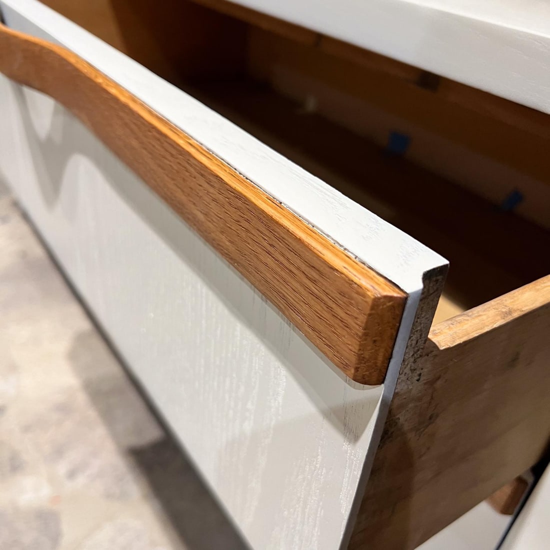 Mid Century Lane Altavista Sculptural Bent Oak Double Dresser 1960s - 7