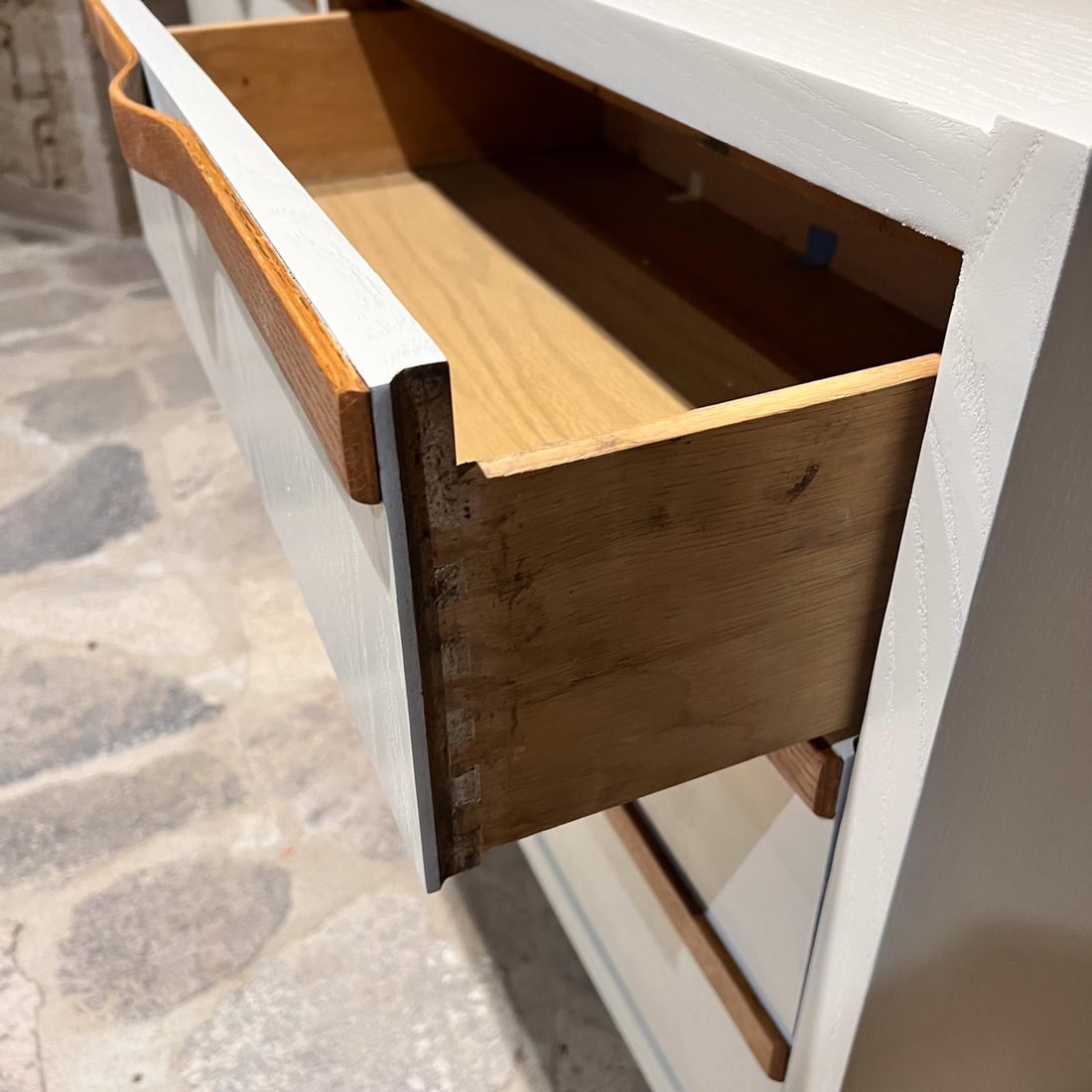 Mid Century Lane Altavista Sculptural Bent Oak Double Dresser 1960s - 8