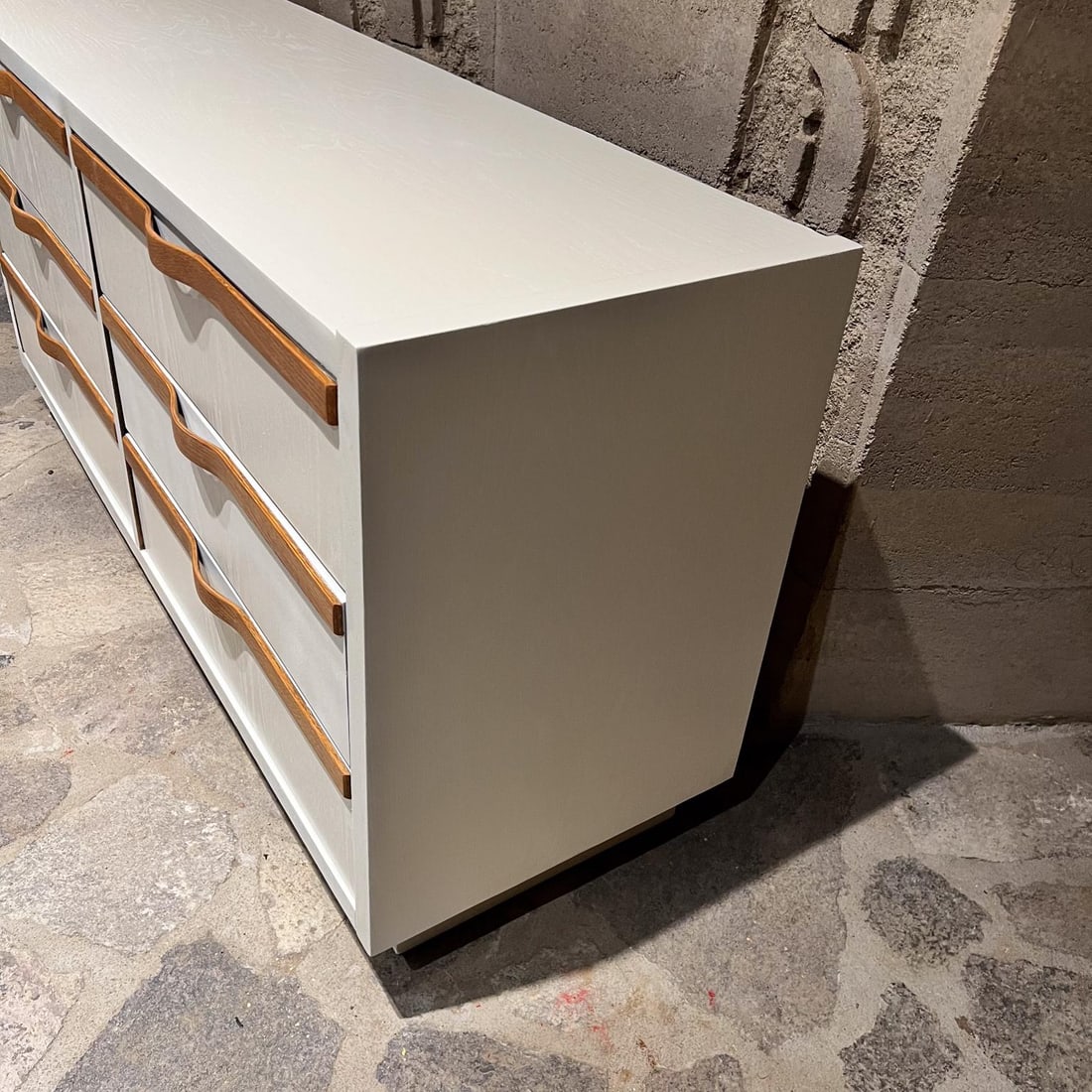 Mid Century Lane Altavista Sculptural Bent Oak Double Dresser 1960s - 9