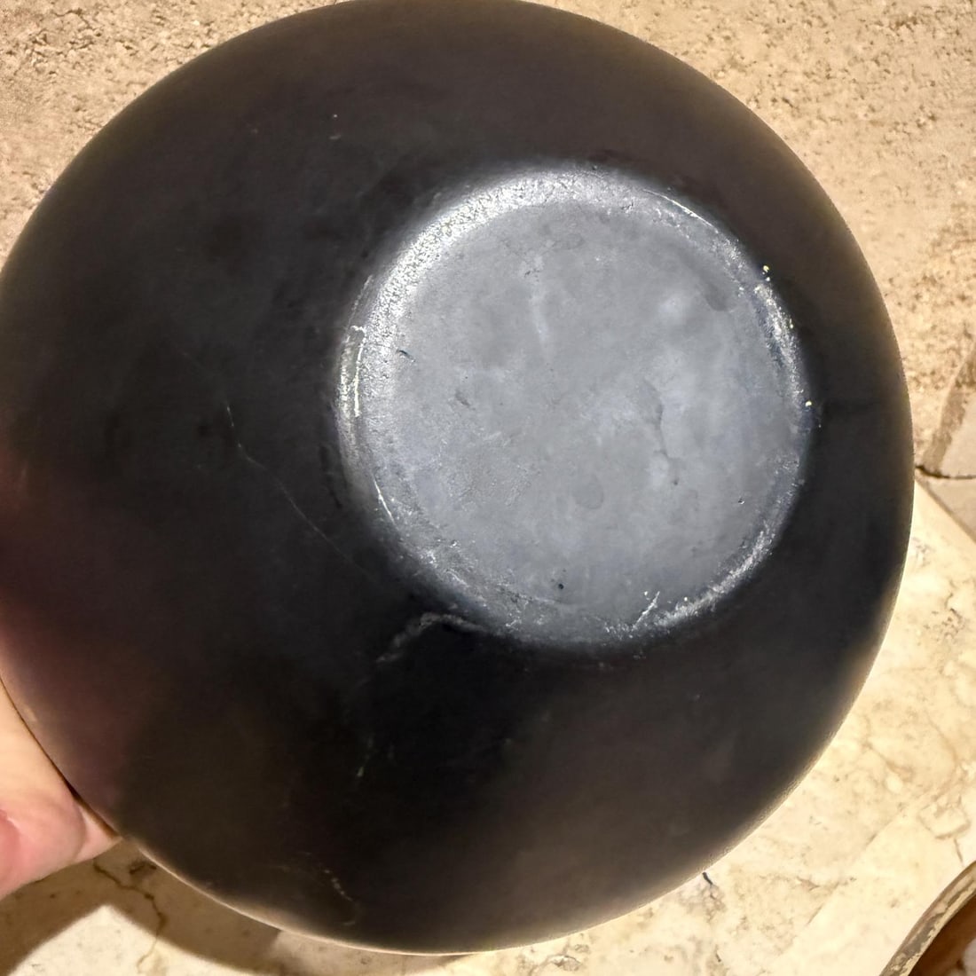 Krenit Bowl by Herbert Krenchel Blue Enamel, Denmark 1960s Scandinavian Modern - 5