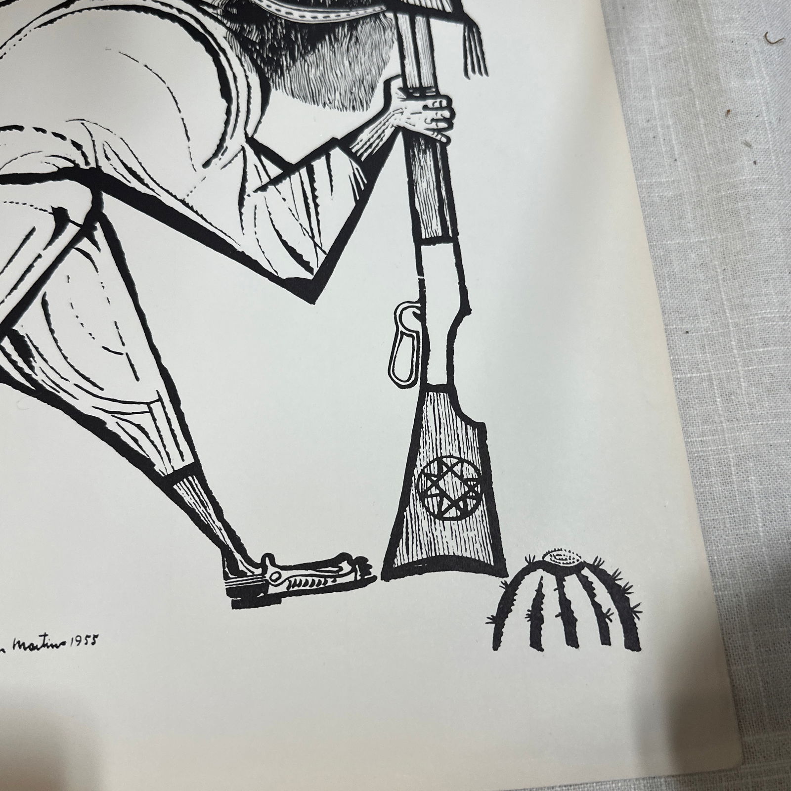 Pair of Brazilian Style Prints of Soldier Figures, Signed - 8