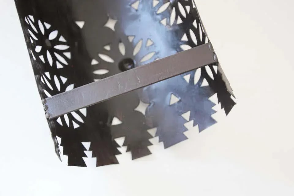 Large Moroccan Metal Wall Sconce Shade - 10