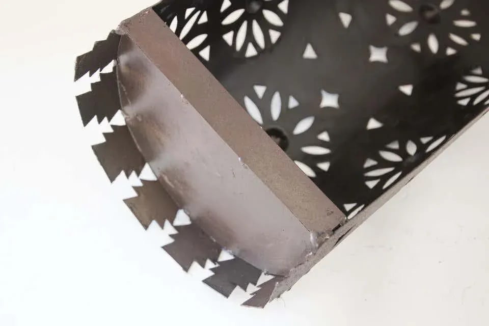 Large Moroccan Metal Wall Sconce Shade - 9