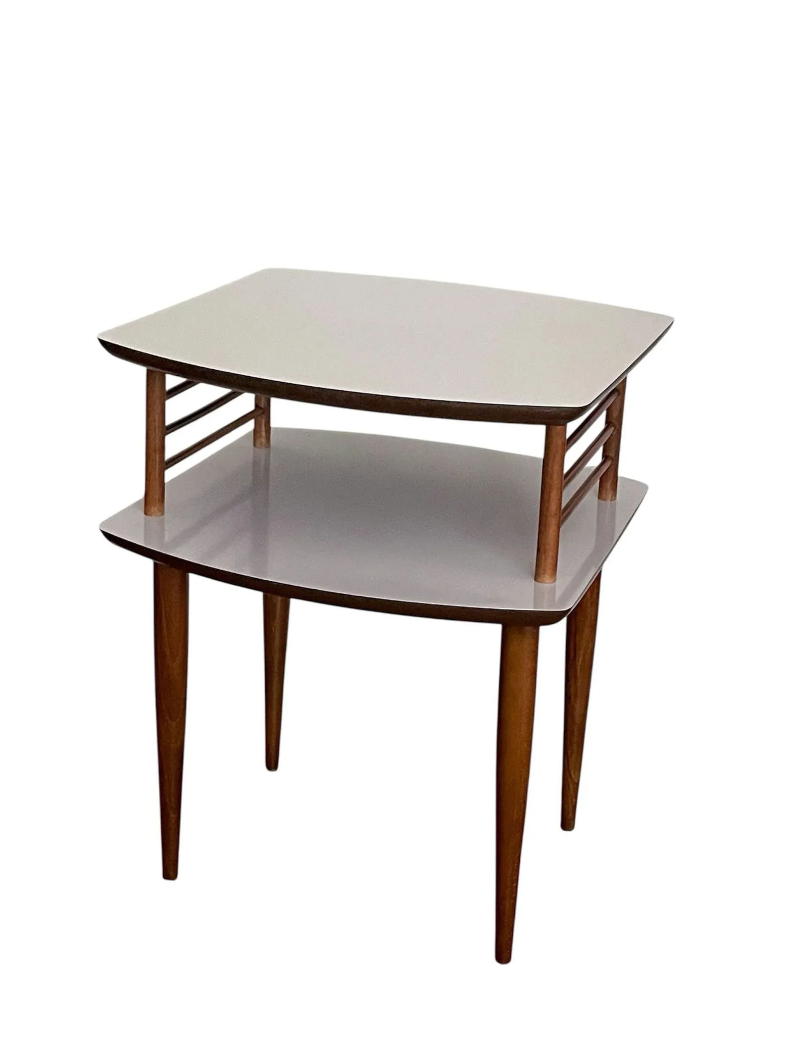 1950s Mid Century Modern Formica Accent Table - 2
