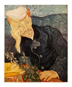 1954 After Van Gogh "Portrait of Dr. Gachet", First Edition Print