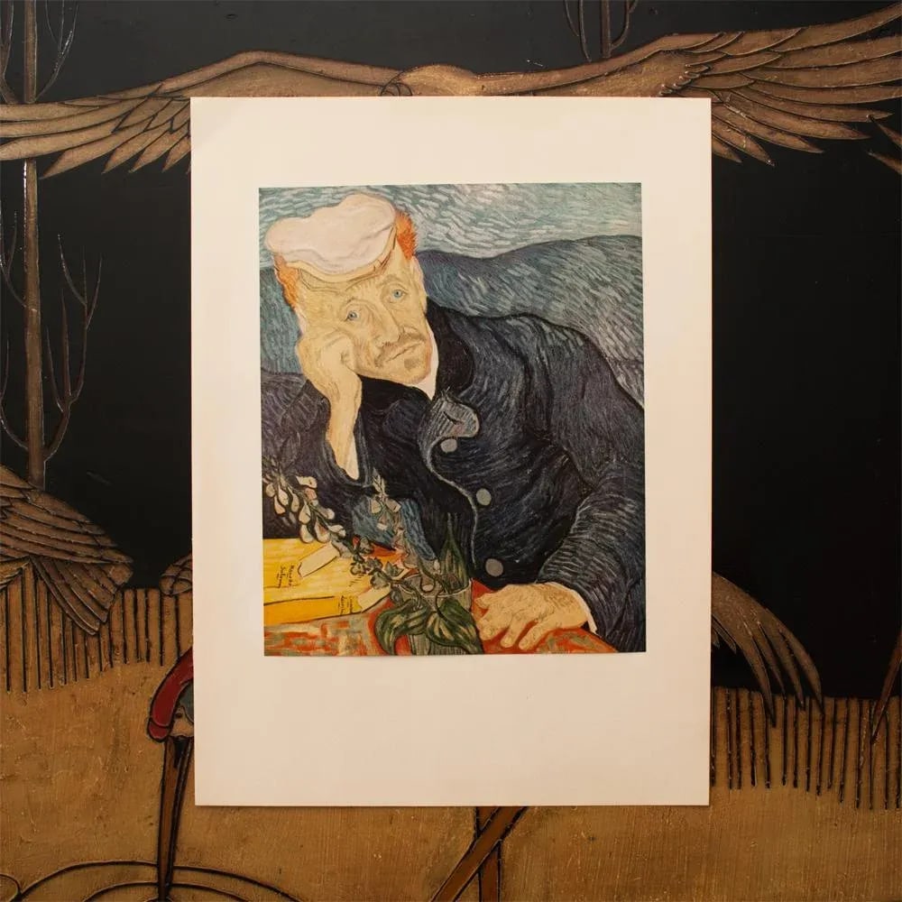 1954 After Van Gogh "Portrait of Dr. Gachet", First Edition Print - 4
