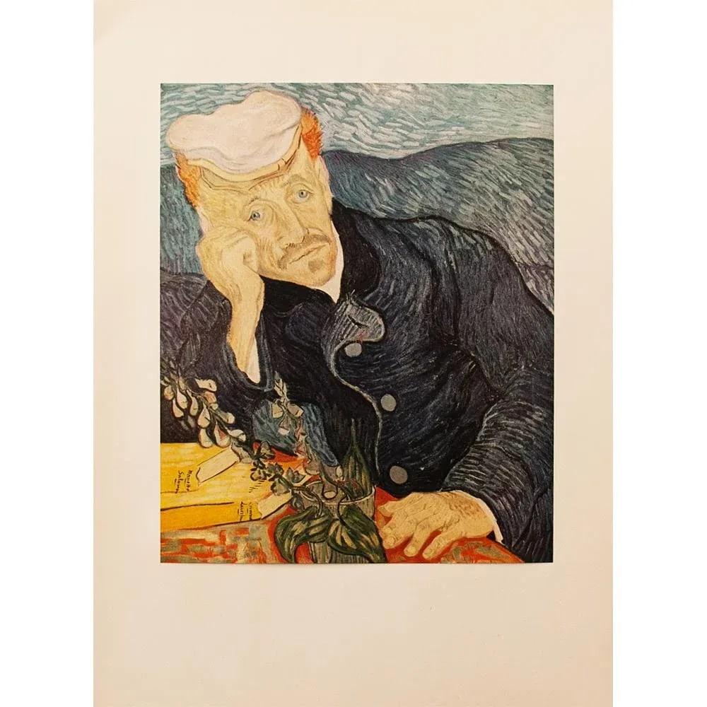 1954 After Van Gogh "Portrait of Dr. Gachet", First Edition Print - 8
