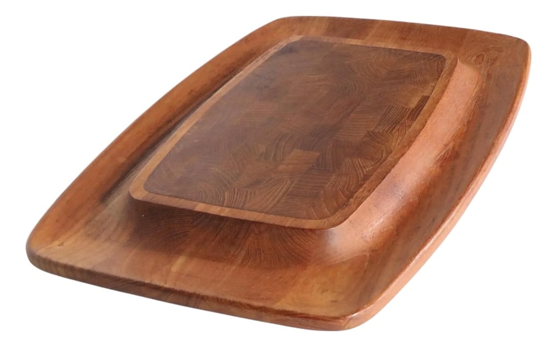 Mid Century Dansk Cutting Board Charcuterie Teak Tray Designed by Quistgaard (1 of 11)