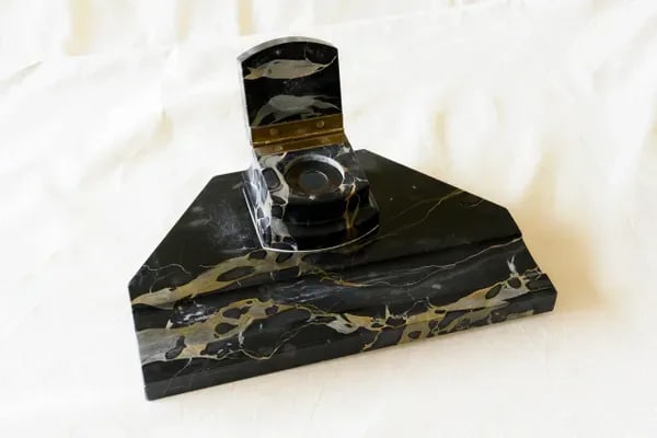 19th Century Marble Inkwell - 4