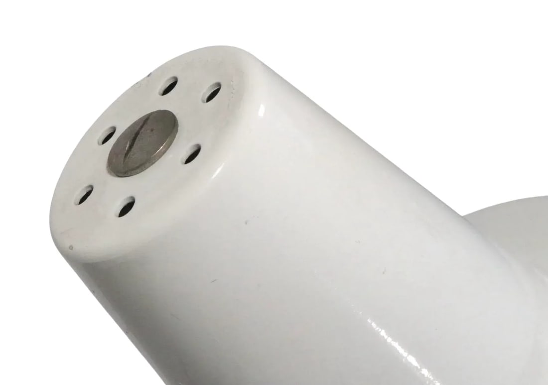 Mod Chrome and White Gooseneck Desk Lamp C. 1970's After Josef Hurka for Napako - 2